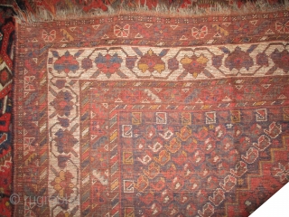 Shiraz Persian, knotted circa in 1935, 311 x 228 (cm) 10' 2" x 7' 6"  carpet ID: P-4989
The black knots are oxidized. The knots, the warp and the weft threads are  ...