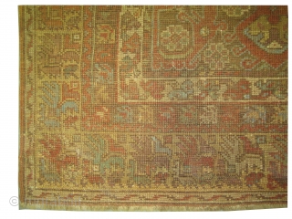 Kirshehir prayer Anatolian, antique, collectors item, 133 x 98 cm, ID: K-1314
The brown knots are oxidized, the warp and the weft threads are 100% wool, the knots are hand spun wool, from  ...