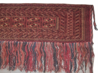 Tekke Boukhara Turkmen, knotted, antique, collectors item, 37 x 121 cm, carpet ID: SRO-2
Very finely knotted, high pile in perfect condition.            