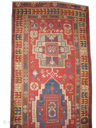 

Konya Anatolian, knotted circa 1870 antique, collectors item, 321 x 114 cm, ID: K-5390
The black knots are oxidized. The knots, the warp and the weft threads are hand spun lamb wool. The  ...