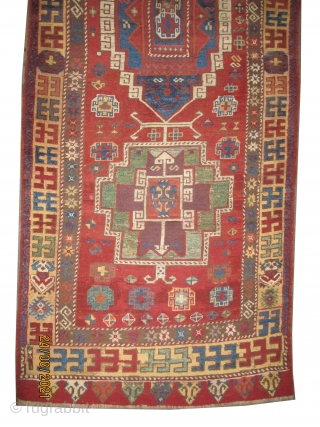 

Konya Anatolian, knotted circa 1870 antique, collectors item, 321 x 114 cm, ID: K-5390
The black knots are oxidized. The knots, the warp and the weft threads are hand spun lamb wool. The  ...
