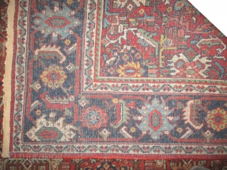 

	

Ziegler-Mahal Persian, knotted circa in 1918 antique, collector's item, 316 x 211 (cm) 10' 4" x 6' 11"  carpet ID: P-5998
The black knots are oxidized, the knots are hand spun wool,  ...