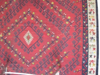 
Sharkoy Turkish woven circa 1900 antique, collectors item, 328 x 282 cm, ID: A-436
Woven with hand spun 100% wool, the background color is tomato red, the surrounded large border is ivory, at  ...