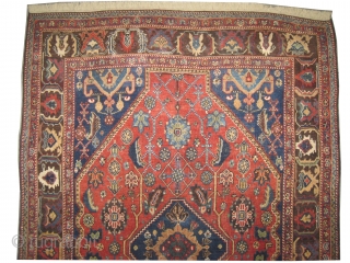 Qashqai Persian knotted circa in 1910 antique, collector's item, 183 x 127 (cm) 6'  x 4' 2"  carpet ID: K-4369
The knots, the warp and the weft threads are hand spun  ...