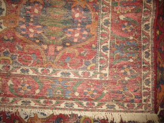 



Baktiar Persian, knotted circa in 1922 antique, 302 x 214 (cm) 9' 11" x 7'  carpet ID: P-6000
The black knots are oxidized, the knots are hand spun wool, allover geometric design,  ...