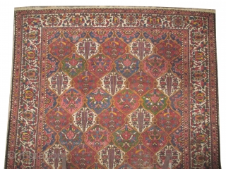 


 	

Baktiar Persian knotted circa in 1922 antique, 312 x 215 (cm) 10' 3" x 7' 1"  carpet ID: P-4902
Garden design.           