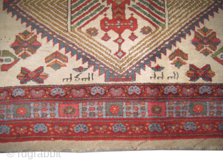 

Serap Persian, dated 1322 = 1904, antique, collectors item, 172 x 297 cm, ID: P-5869
High pile, in perfect condition, vegetable dyes, the warp and the weft threads are 100% wool, the shirazi  ...