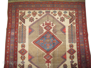 

Serap Persian, dated 1322 = 1904, antique, collectors item, 172 x 297 cm, ID: P-5869
High pile, in perfect condition, vegetable dyes, the warp and the weft threads are 100% wool, the shirazi  ...