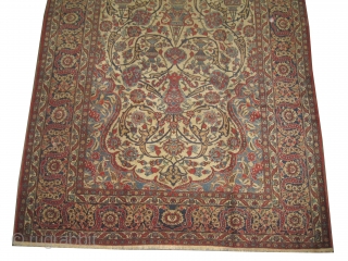 
Isphahan Persian knotted circa in 1918 antique, 320 x 219 (cm) 10' 6" x 7' 2"  carpet ID: P-5281
High pile, the knots are hand spun wool, in perfect condition, vase design,  ...