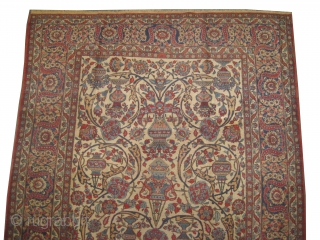 
Isphahan Persian knotted circa in 1918 antique, 320 x 219 (cm) 10' 6" x 7' 2"  carpet ID: P-5281
High pile, the knots are hand spun wool, in perfect condition, vase design,  ...
