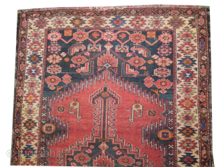 

Farahan Persian, knotted circa 1890, antique, collectors item, 106 x 190 cm, ID: K-5706
Vegetable dyes, the black knots are oxidized, the knots are hand spun wool, finely knotted, elegant design, uniformly short  ...