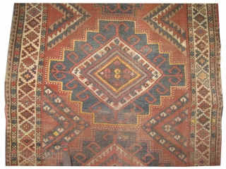 
	

Kirghis Kara-Balta, knotted circa in 1885 antique, collector's item, 284 x 129 (cm) 9' 4" x 4' 3"  carpet ID: K-3213
The black knots are oxidized, the knots are hand spun wool,  ...