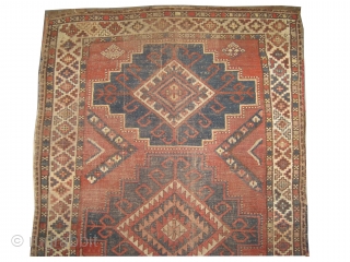 
	

Kirghis Kara-Balta, knotted circa in 1885 antique, collector's item, 284 x 129 (cm) 9' 4" x 4' 3"  carpet ID: K-3213
The black knots are oxidized, the knots are hand spun wool,  ...