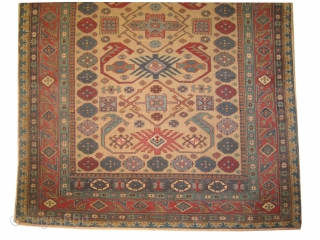 
Kayseri Turkish, knotted circa 1940. 170 x 120 cm, ID: ARR-1
The knots are hand spun wool, the selvages are woven on two lines, the background color is beige, allover Dagstan design, the  ...