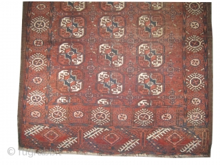  Belutch Persian knotted circa in 1925 semi antique, 207 x 120 (cm) 6' 9" x 3' 11"  carpet ID: K-4226
The knots, the warp and the weft threads are mixed with  ...