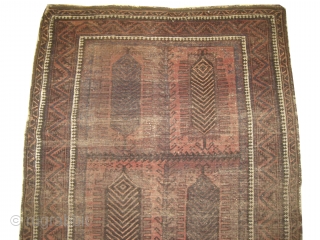 Belutch Persian, knotted circa in 1918 antique, 116 x 196 cm,  carpet ID: HM-9
The black knots are oxidized, the pile is uniformly used, in its original shape. The knots, the warp  ...