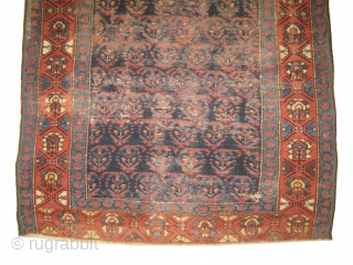 

Noubaran Persian knotted circa in 1890 antique, 251 x 119 (cm) 8' 3" x 3' 11"  carpet ID: MH-12
The black knots are oxidized, the knots are hand spun wool, the background  ...