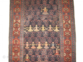 

Noubaran Persian knotted circa in 1890 antique, 251 x 119 (cm) 8' 3" x 3' 11"  carpet ID: MH-12
The black knots are oxidized, the knots are hand spun wool, the background  ...