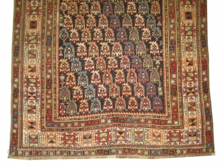 Marasali prayer Caucasian knotted circa 1915 

Antique, collector's item, Carpet ID: AZ-2731 
the knots are hand spun wool, the warp and the weft threads are 100% wool, vegetable days, the black color  ...