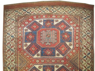 

Bergama Anatolian antique, Collector's item, as size: 186 x 146 (cm) 6' 1" x 4' 9" feet, CarpetID: K-4679.
Vegetable dyes, the black color is oxidized, the knots are hand spun wool, the  ...