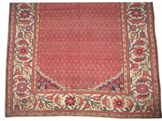 
	

Malaier Persian  antique,  354 x 168 (cm) 11' 7" x 5' 6"  carpet ID: P-5117
The black knots are oxidized, the knots are hand spun wool, allover Mirabotha design, the  ...