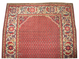 
	

Malaier Persian  antique,  354 x 168 (cm) 11' 7" x 5' 6"  carpet ID: P-5117
The black knots are oxidized, the knots are hand spun wool, allover Mirabotha design, the  ...