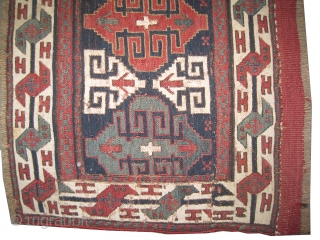 	


Soumak Caucasian circa 1890 antique, collector's item, 
Size: 93 x 41 (cm) 3' 1" x 1' 4" feet, carpet ID: A-276
 vegetable dyes, woven with Soumak technique and hand spun wool, the  ...