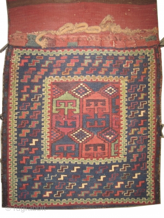 	

Dragon-Zille Khurjin Caucasian knotted circa in 1924 semi-antique, collector's item. 145 x 58 (cm) 4' 9" x 1' 11"  carpet ID: A-1098
Hand spun wool, the back kelim is original, in good  ...