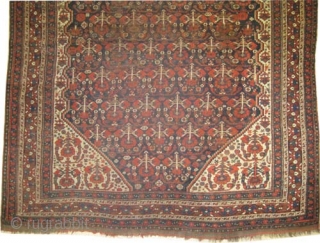 	

Shiraz Khamse, circa 1890, antique. collector's item, Size: 190 x 162 (cm) 6' 3" x 5' 4" carpet ID: K-4616
 vegetable dyes, part of the center pile is used, and the rest  ...