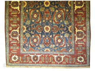 

Perepedil Caucasian knotted circa 1920 antique, 236 x 149 cm,  ID: K-5569
The black knots are oxidized, the knots are hand spun lamb wool, the warp and the weft threads are 100%  ...