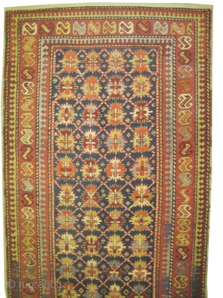 
Shirvan Caucasian knotted circa in 1915 antique. Collector's item, Size: 273 x 110 (cm) 8' 11" x 3' 7" CarpetID: H-296 
High pile, good condition, fine knotted, silky wool, the background is  ...