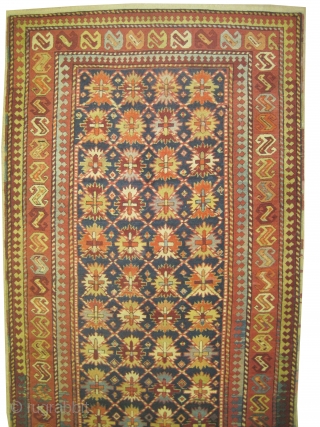 
Shirvan Caucasian knotted circa in 1915 antique. Collector's item, Size: 273 x 110 (cm) 8' 11" x 3' 7" CarpetID: H-296 
High pile, good condition, fine knotted, silky wool, the background is  ...
