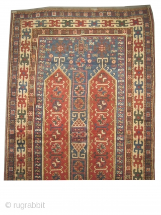 	


Anatolian Konya knotted circa in 1880 antique. Collector's item. Size: 240 x 130 (cm) 7' 10" x 4' 3"  CarpetID: H-414 
High pile in good condition, four holes are already repaired,  ...