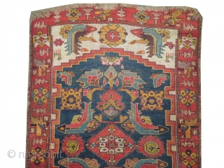 
Farahan Persian knotted circa in 1885 antique, collector's item, 175 x 122 (cm) 5' 9" x 4'  carpet ID: K-5542
The knots, the warp and the weft threads are hand spun wool.  ...