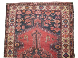 
 	

Farahan Persian knotted circa in 1905, antique, collector's item, 190 x 106 (cm) 6' 3" x 3' 6"  carpet ID: K-5706
The black color is oxidized, the knots are hand spun  ...