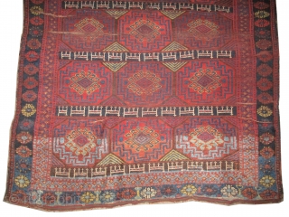 	
	

Veramin-kurd Persian knotted circa in 1890 antique, collector's item, 216 x 172 (cm) 7' 1" x 5' 8"  carpet ID: P-5981
The black knots are oxidized, rare example. The knots, the warp  ...