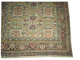 Our new website is now live at www.madayancarpets.ch, fully optimized and featuring search filters and an online shop.
Mahal Sultanabad Persian, knotted circa 1920 antique, collector’s item, 230 x 320 cm / 7'7" ...