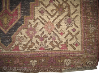 	

Shusha Caucasian. Antique, collectors item, 
Size: 220 x 102 (cm) 7' 3" x 3' 4"  carpet ID: BC-1 
Vegetable dyes, the black color is oxidized, the knots are hand spun wool.  ...