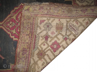 	

Shusha Caucasian. Antique, collectors item, 
Size: 220 x 102 (cm) 7' 3" x 3' 4"  carpet ID: BC-1 
Vegetable dyes, the black color is oxidized, the knots are hand spun wool.  ...