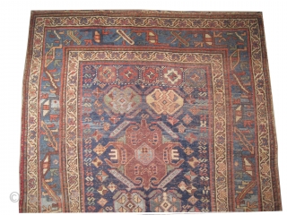 Bidjar Halvai Persian circa 1880 antique. Collector's item, Size: 234 x 129 (cm) 7' 8" x 4' 3"  carpet ID: K-4918 
vegetable dyes, the brown color is oxidized, the knots are  ...