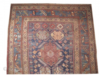 Bidjar Halvai Persian circa 1880 antique. Collector's item, Size: 234 x 129 (cm) 7' 8" x 4' 3"  carpet ID: K-4918 
vegetable dyes, the brown color is oxidized, the knots are  ...