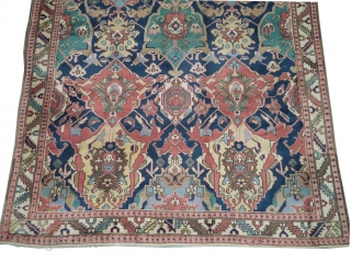 

	

Ushak Turkish, knotted circa in 1924, semi antique, 298 x 262 (cm) 9' 9" x 8' 7" carpet ID: P-3238
The black color is oxidized, allover geometric design from 16th century Caucasian Kouba  ...