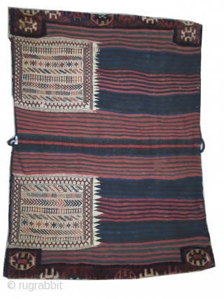 


Baktiar saddle bag, knotted circa in 1924, semi antique, collectors item, 154 x 114 (cm) 5' 1" x 3' 9"  carpet ID: BRDI-38
The knots, the warp and the weft threads are  ...