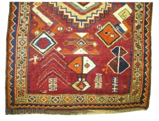 

Gabbeh Nomad Persian knotted circa in 1930 semi antique, collectors item, 176 x 110 cm,   Carpet ID: T-470
High pile, in perfect condition, the knots are hand spun wool, the shirazi  ...