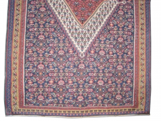 
Senneh kelim Persian pair the 2nd is A-75, circa 1900, antique. Collector's item, Size: 199 x 126 (cm) 6' 6" x 4' 2"  carpet ID: A-68
Vegetable dyes it is fine woven  ...
