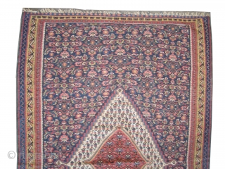 
Senneh kelim Persian pair the 2nd is A-75, circa 1900, antique. Collector's item, Size: 199 x 126 (cm) 6' 6" x 4' 2"  carpet ID: A-68
Vegetable dyes it is fine woven  ...