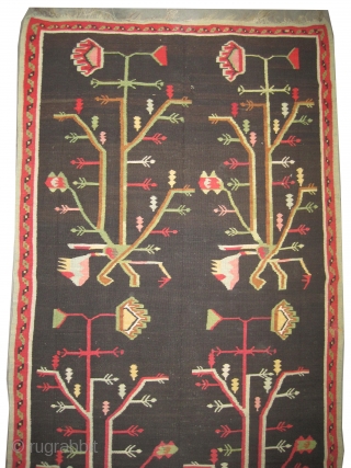 

	

Art Deco Balcan Kelim, woven circa in 1925, collector's item. 360 x 115 (cm) 11' 10" x 3' 9"  carpet ID: A-470
Woven with hand spun 100% wool, the background color is  ...