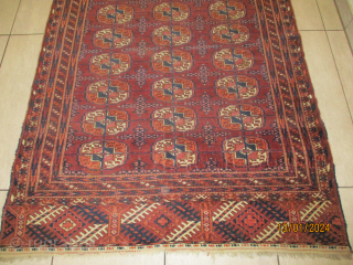 Tekke Turkmen, knotted circa 1910 antique, 96 x 133 cm, ID: HM-11
                     