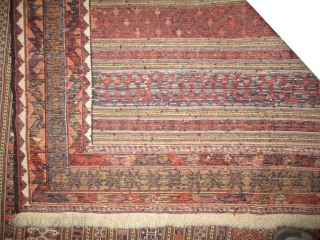 Afshar kilim Persian, semi antique, 206 x 286 cm, ID: LUB-17
Very finely woven with vegetable dyes, in perfect condition.