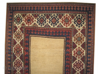
Talish Caucasian, knotted circa in 1875, antique, collectors item, 216 x 104 (cm) 7' 1" x 3' 5"  carpet ID: K-4236
In good condition, the yellow background is replaced, the warp and  ...